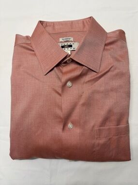Joseph Abboud Men's Salmon Dress Shirt